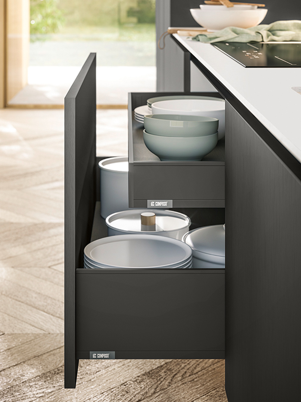 LINEA-PURE_6 Cuisine Linea — Collection Modern de Composit